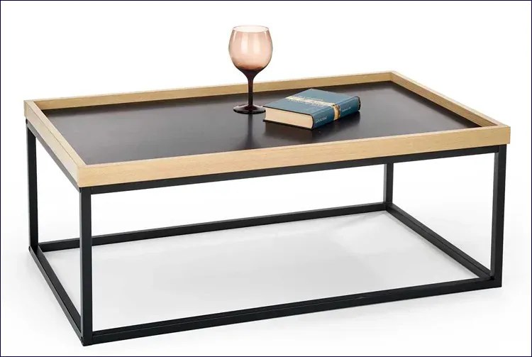 Prostokątna ława w stylu industrialnym - Idylio 4X