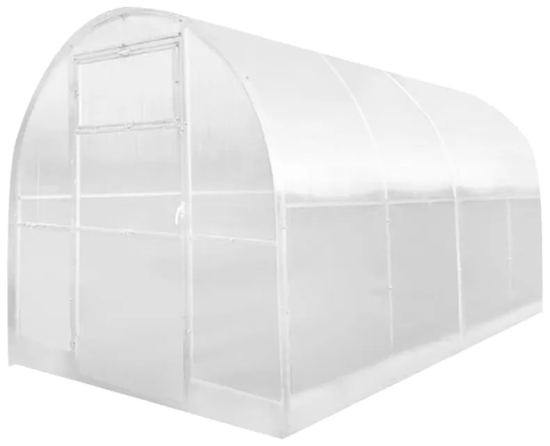 SZKLARNIA OGRODOWA IRIS 2X12 M PROFIL 20X20 MM POLIWĘGLAN 4 MM