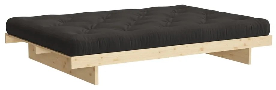 Naturalne łóżko dwuosobowe z litego drewna sosnowego 160x200 cm Kanso – Karup Design