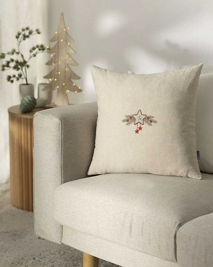 Poszewka na poduszkę Star & Holly 43x43 cm