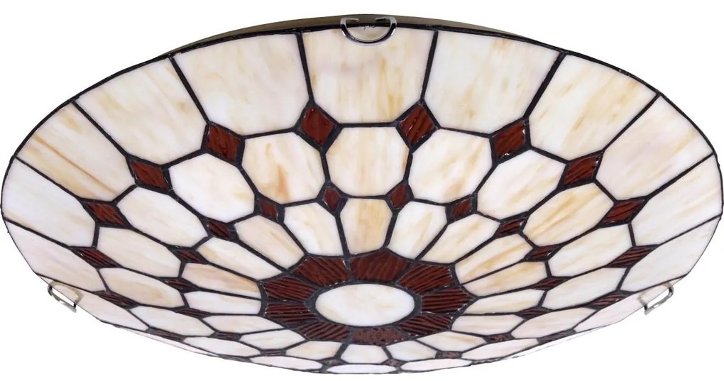 Brilagi - Tiffany witrażowa lampa sufitowa DORAN 2xE27/60W/230V