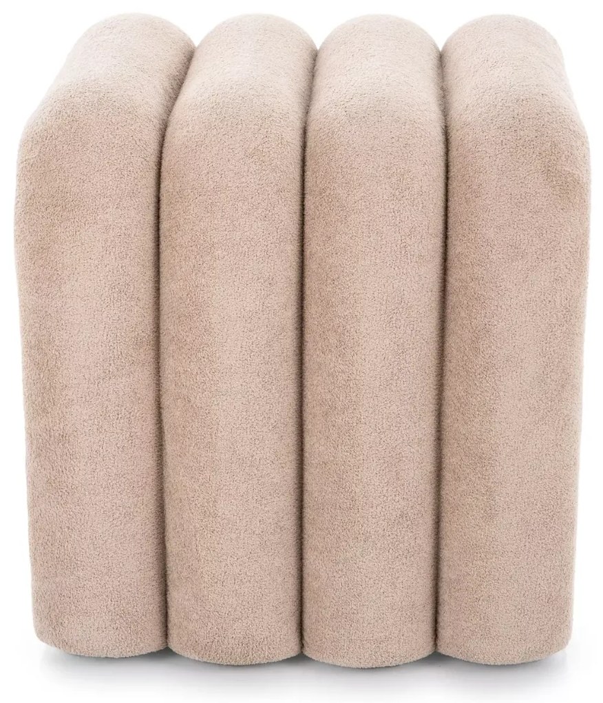 Beżowy designerski taboret TICA