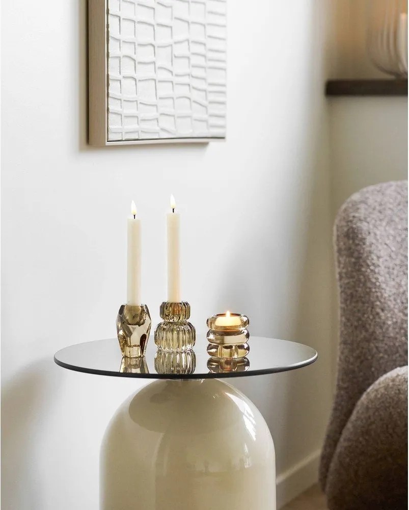 Szklane świeczniki zestaw na świeczkę typu tealight 3 szt. – House Nordic