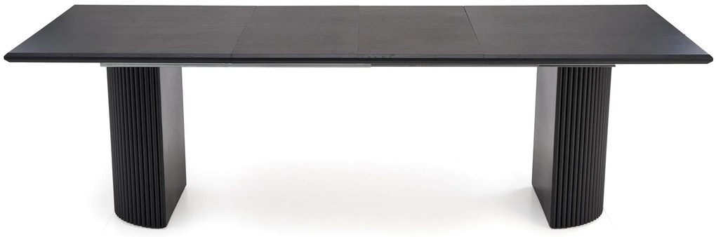 BOLERO stół rozkładany 160-250x90x78 cm czarny, 6-10 osobowy
