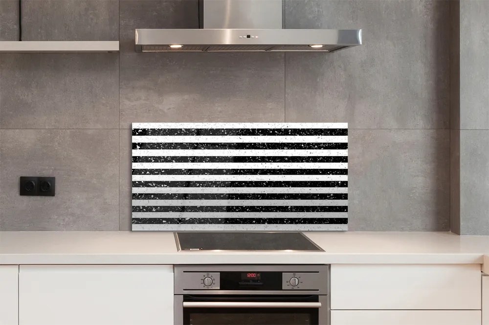 Panel Szklany Hybryda: Plamy i Zebra