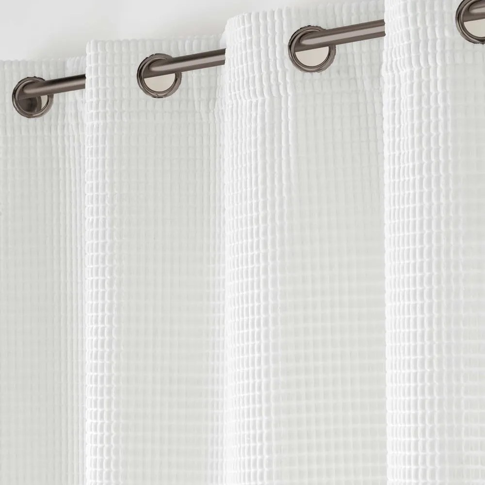 Biała aksamitna zasłona 140x260 cm Swing – douceur d'intérieur