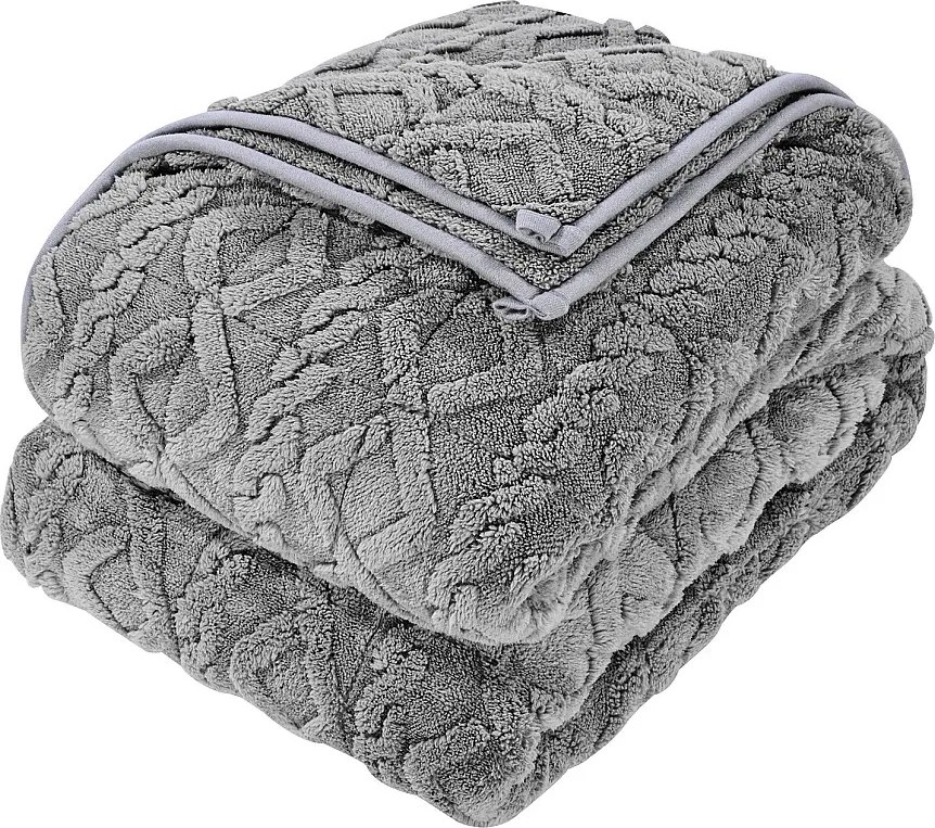 Ocieplana Kołdra SucceBuy, Ciężka Kołdra 152 x 203 cm, 9,2 kg, Miękka, Ciepła i Puszysta Polarowa Kołdra, Odpowiednia dla Osób o Wadze 90–113 kg, Kolor Szary