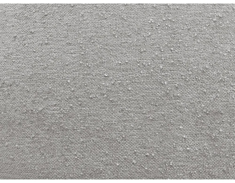 Jasnoszary podnóżek z materiału bouclé Everest – Bobochic Paris