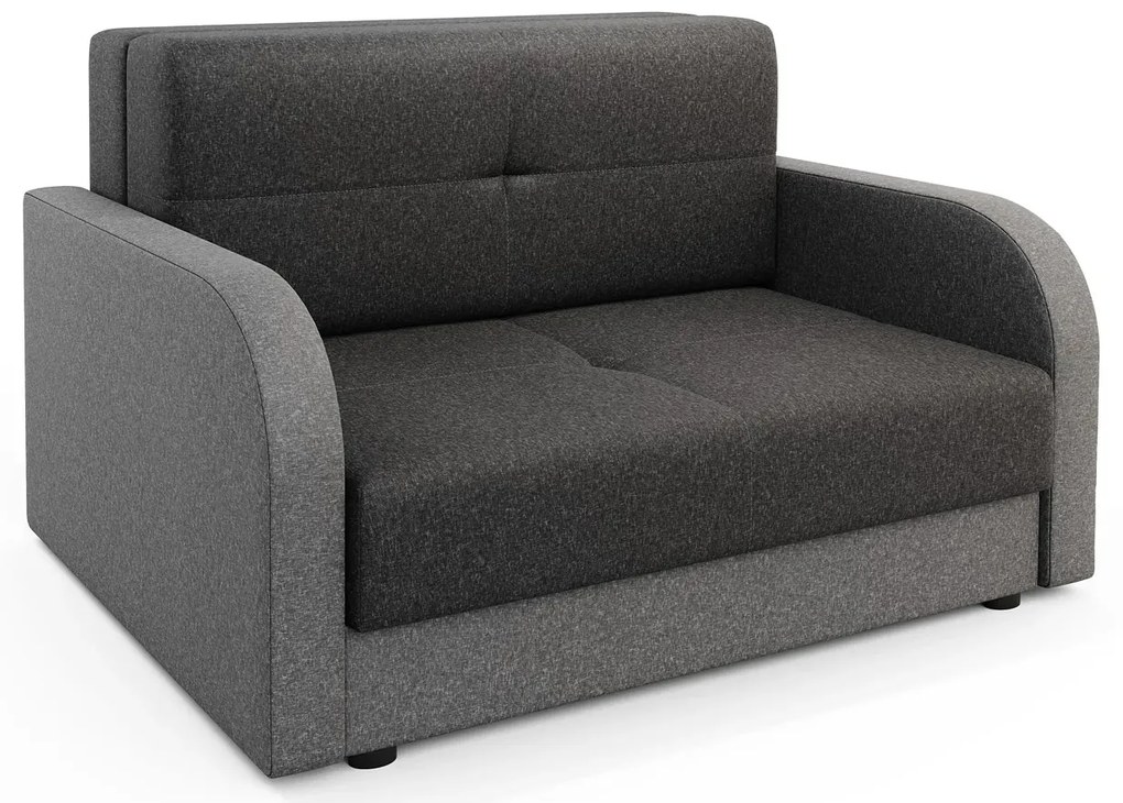 Sofa rozkładana antracyt + szary - Oves 4X