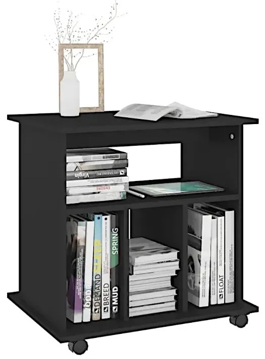 Czarny kontener biurkowy L4-F88