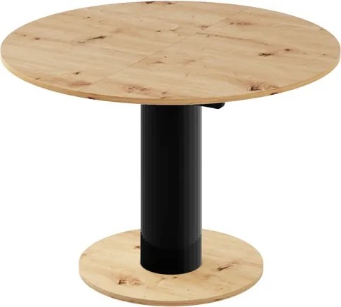 Rozkładany stół jadalniany Solo Lux z blatem w dekorze dąb