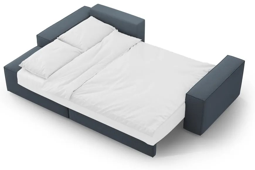 Niebieski rozkładany narożnik (lewostronny) Jodie – Micadoni Home