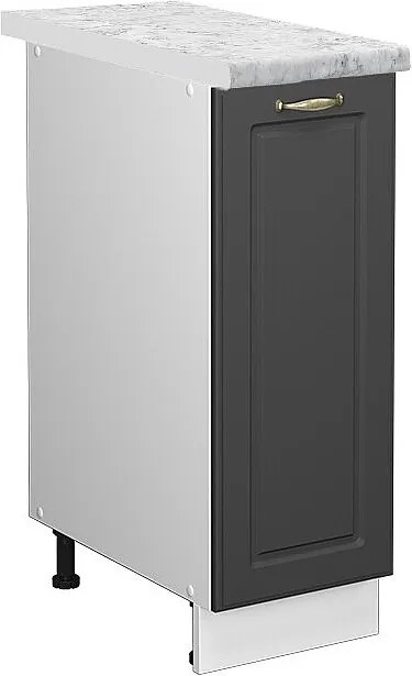 Szafka apteczna antracytowo-złoty 30x60x82 fame-line