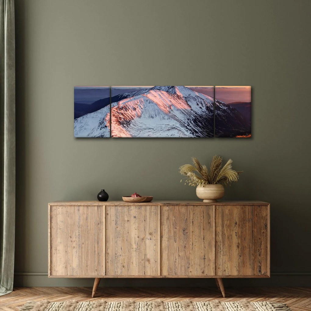Obraz - Zimowa panorama górska II. (170x50 cm)
