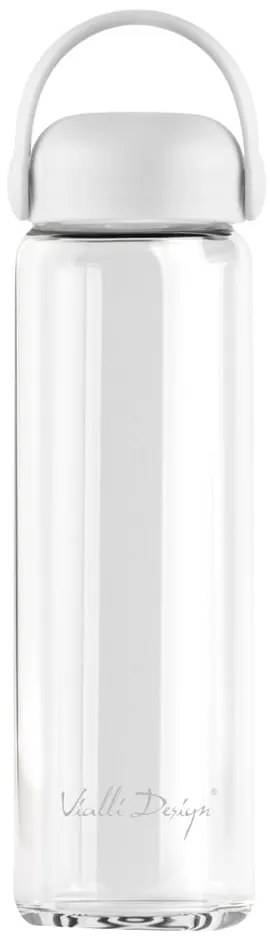 Biała szklana butelka 540 ml Fuori – Vialli Design