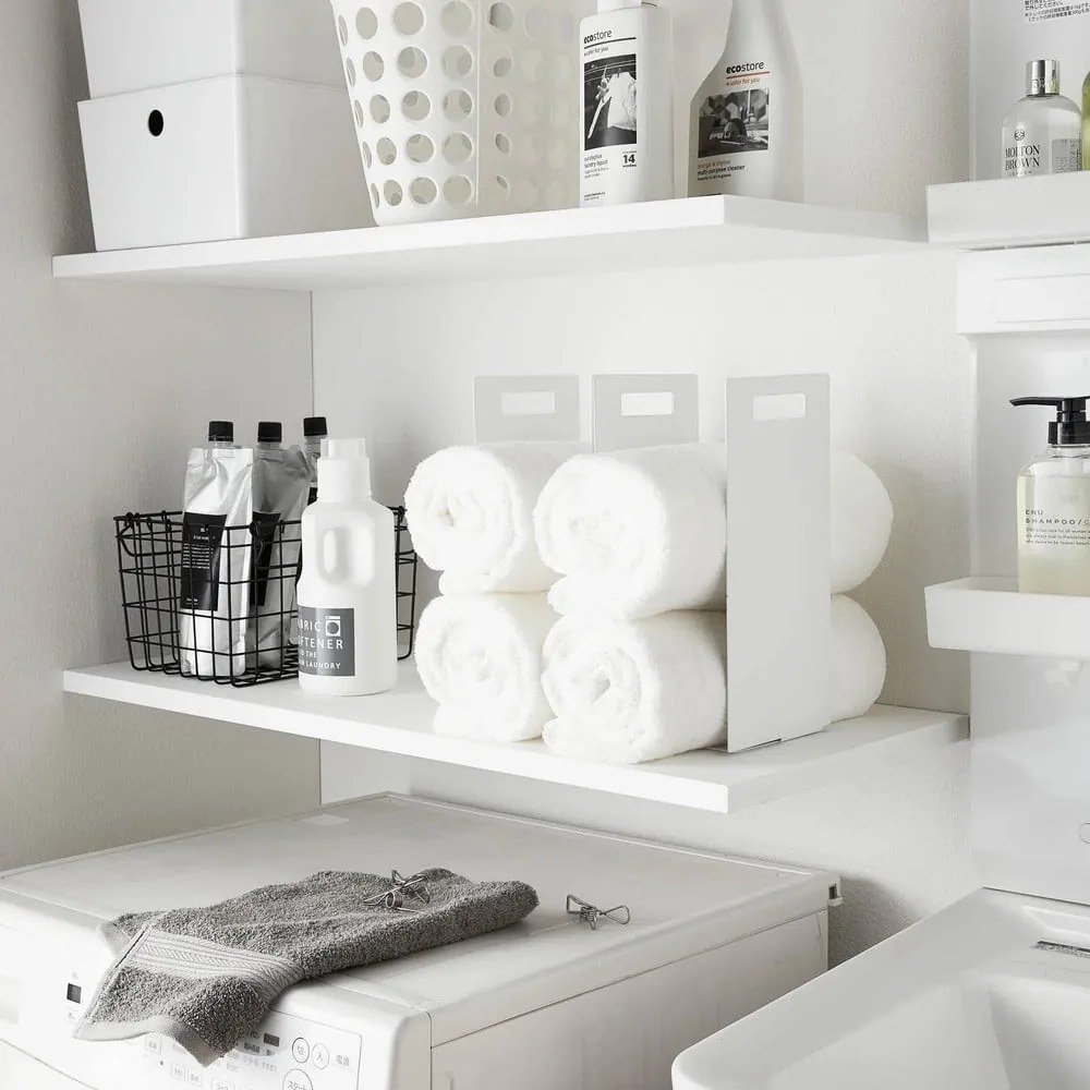 Białe metalowe stojaki na ręczniki 2 szt. Tower – YAMAZAKI