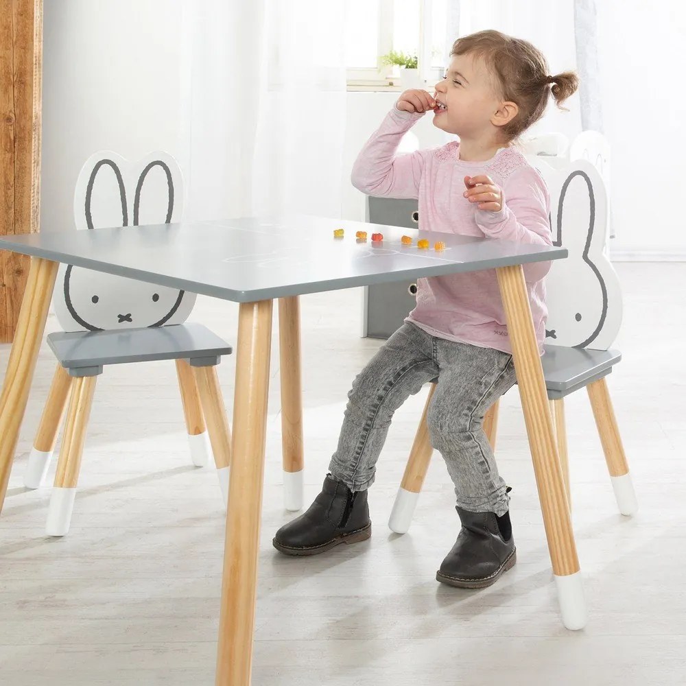 Zestaw mebli dla dzieci 3 szt. Miffy – Roba