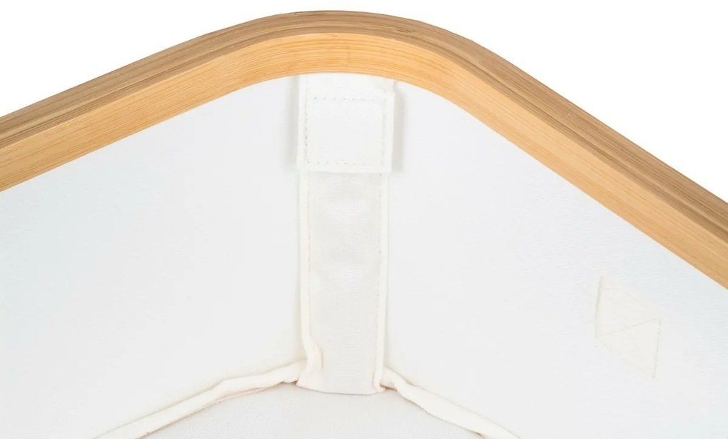 Pojemnik do przechowywania G21 30 x 15 x 15 cm,bambusowy z pokrywką, beżowy