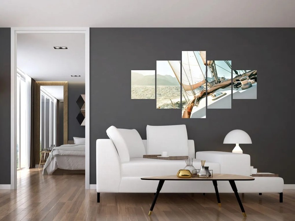 Obraz - Jacht (125x70 cm)