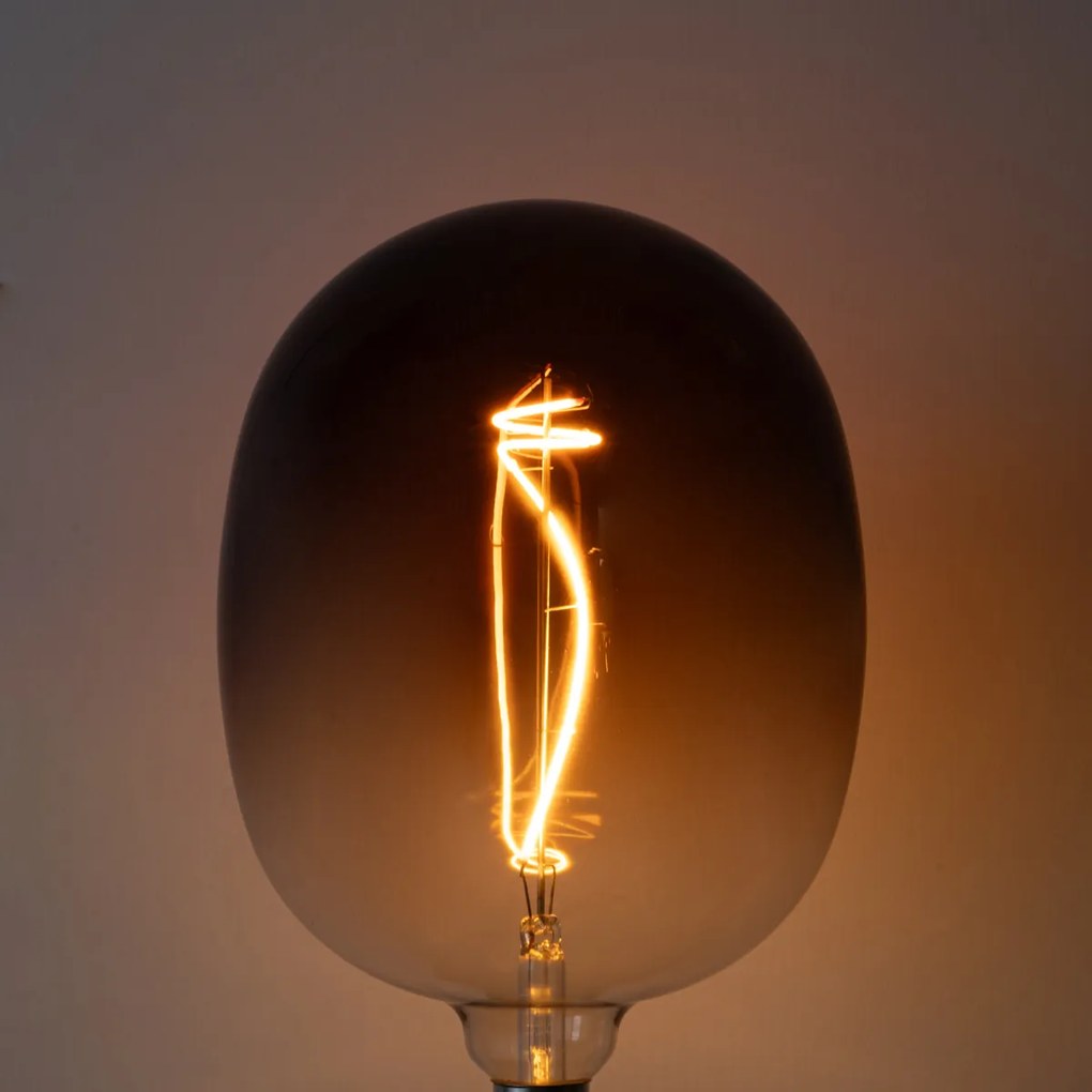 Ściemnialne żarówki LED E27 G170 brązowe 4,9W 130 lm 1800K