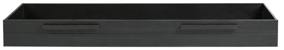 Czarna szuflada pod łóżko 90x200 cm Dennis – WOOOD