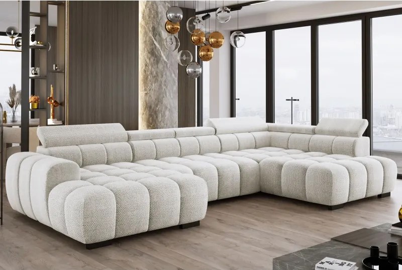 Narożnik BULL XL Prawostronny z elektryczną funkcją regulacji tkanina Eden 04 WERSAL