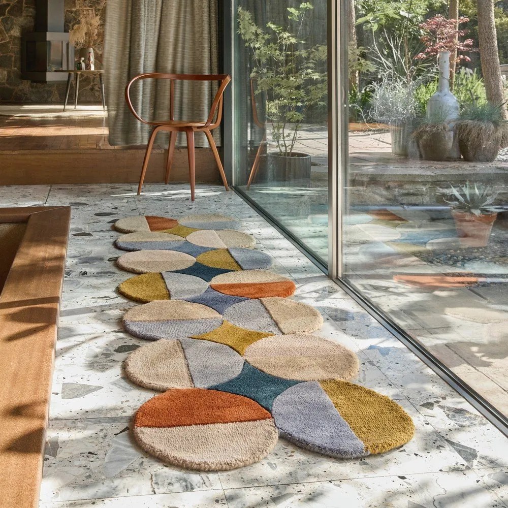 Wełniany chodnik tkany ręcznie 80x230 cm Mia Ellipse – Flair Rugs