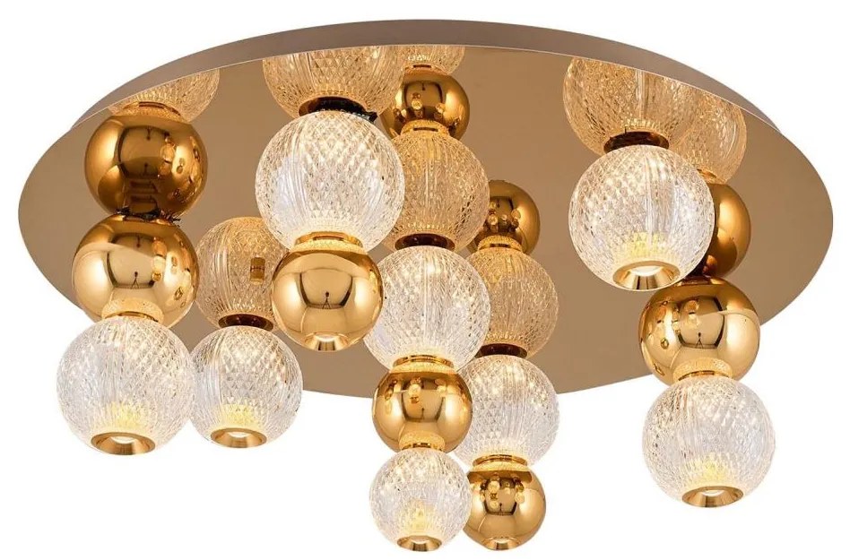 Lampa sufitowa LED CREMONA LED/37W/230V 3000K złota