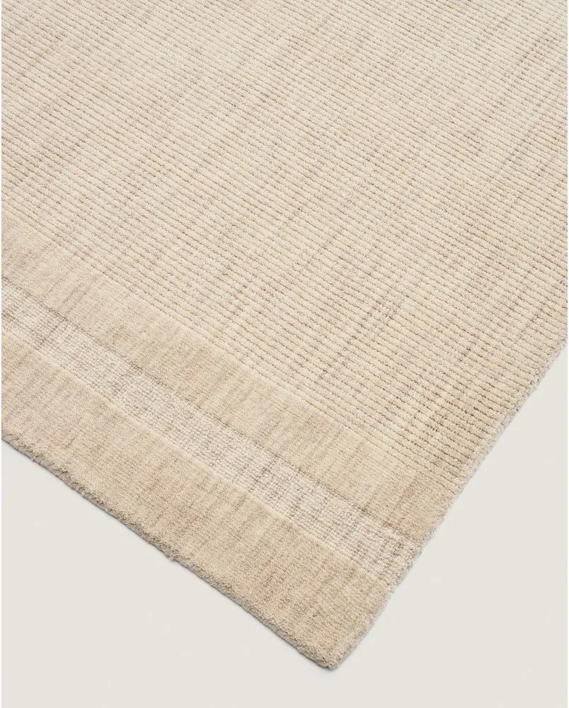 Kremowy wełniany dywan tkany ręcznie 160x230 cm Dalena – Kave Home