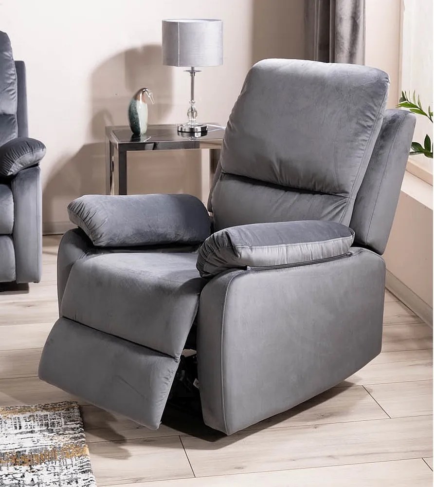 Rozkładany fotel do salonu Spencer 1 Velvet Bluvel