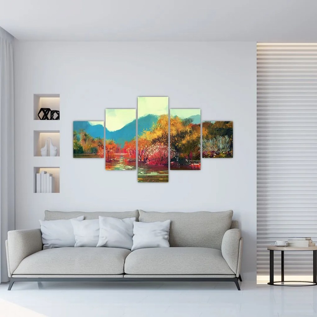Obraz - Kolory jesieni (125x70 cm)