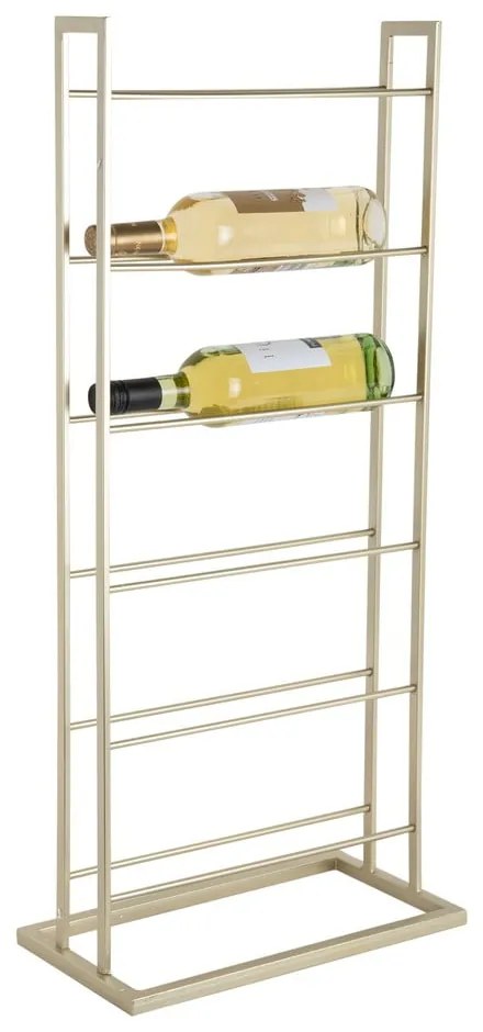 Metalowy regał na wino w kolorze złota liczba butelek 5 38x84,5x20 cm Single Floor – PT LIVING