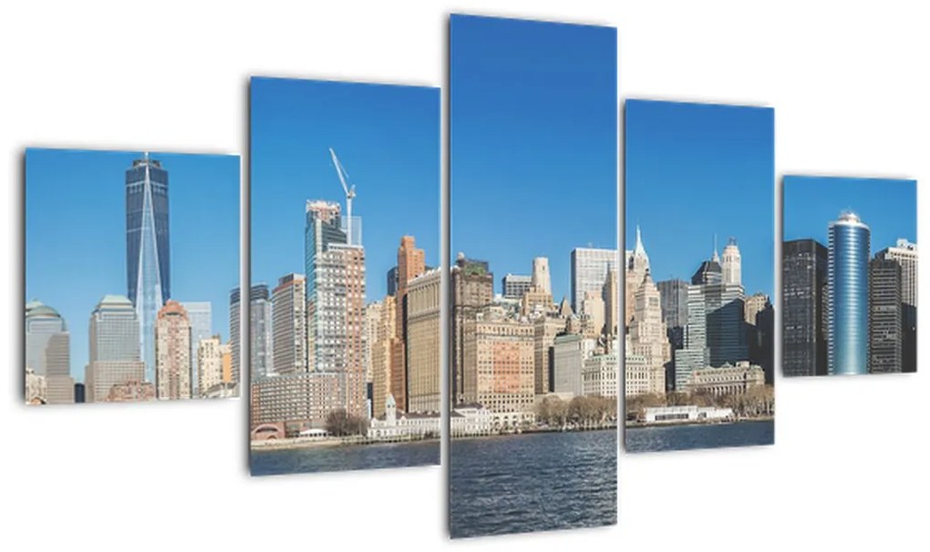 Obraz - Manhattan w Nowym Jorku (125x70 cm)