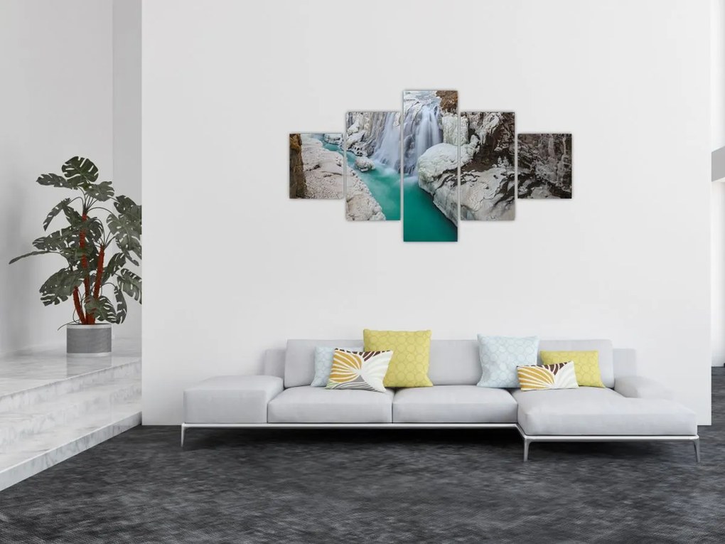 Obraz - Islandzka przyroda (125x70 cm)