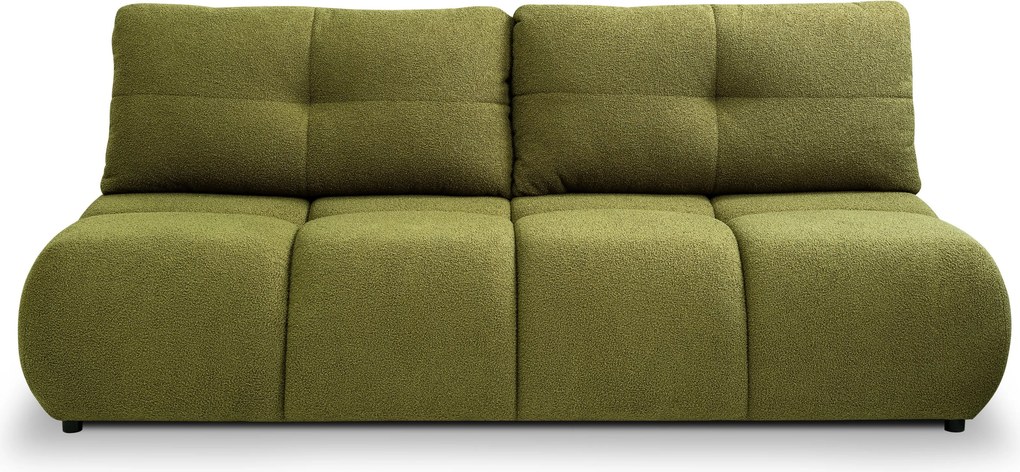 Masseno Sofa CORSO z funkcją spania i pojemnikiem na pościel, Rozkładana sofa - Zielony, NOW OR NEVER 38