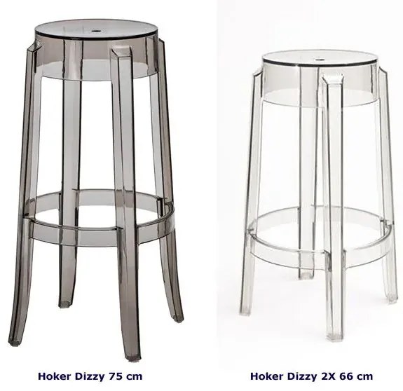 Transparentny hoker w nowoczesnym stylu - Labis 2X