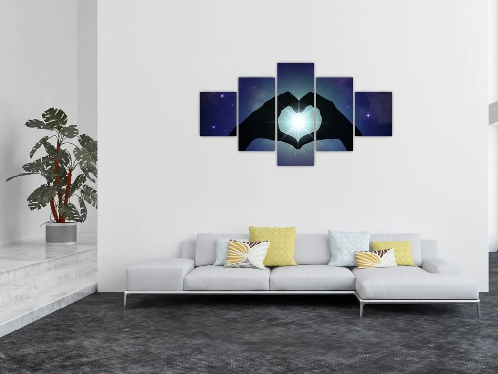 Obraz - Miłość symboliczna (125x70 cm)