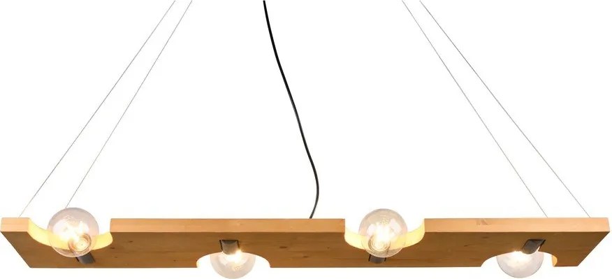 Lampa wisząca w naturalnym kolorze Tailor – Trio