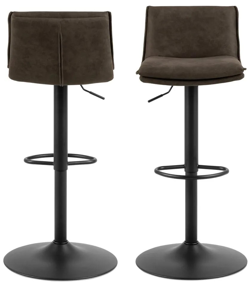 Ciemnobrązowe hokery zestaw 2 szt. 107 cm Flynn – Actona