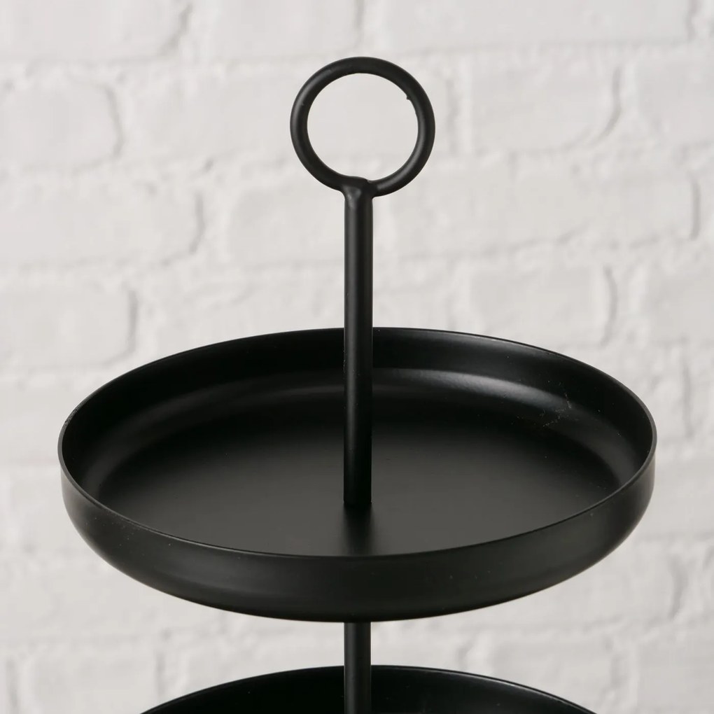 Metalowa patera na owoce CREDO, 3 poziomy, 32,5 cm