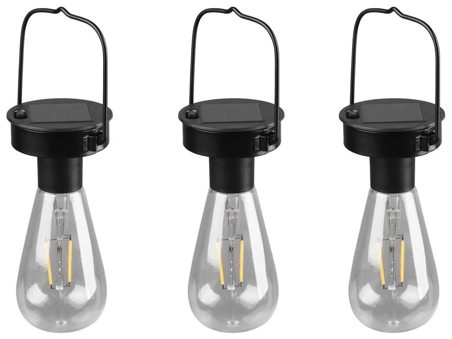 Wisząca lampa solarna LED na zewnątrz ø 7 cm Campus – Reality