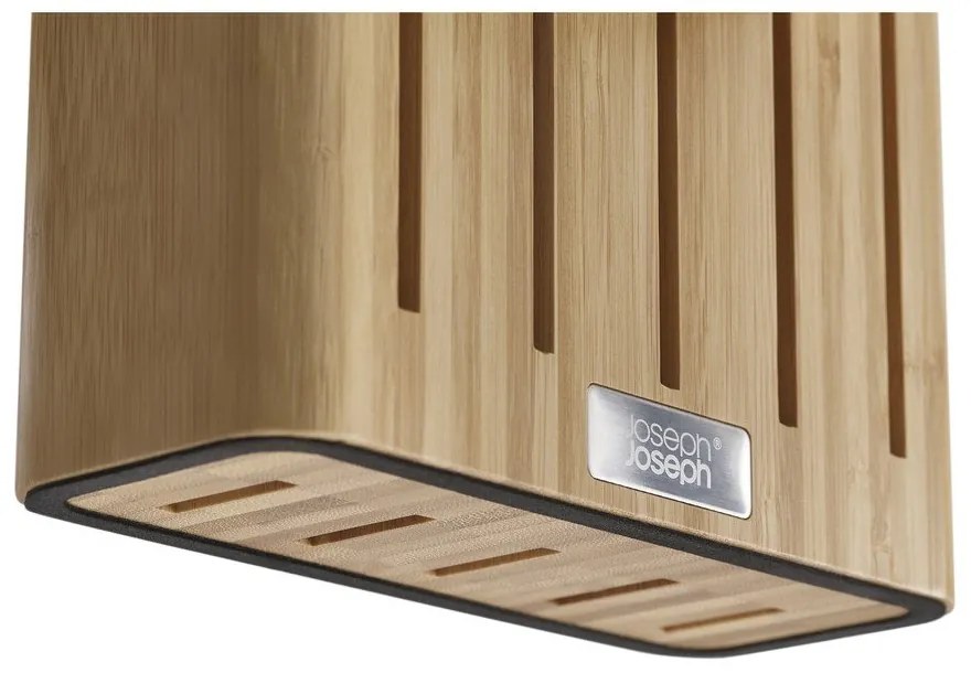 Zestaw noży ze stojakiem ze stali nierdzewnej 5 szt. Elevate Bamboo – Joseph Joseph