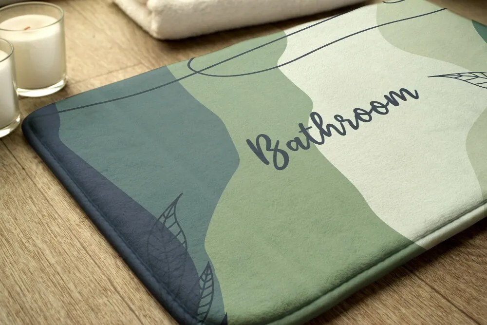 Dywanik pod prysznic Dywanik pod prysznic Pastelowe Zielenie