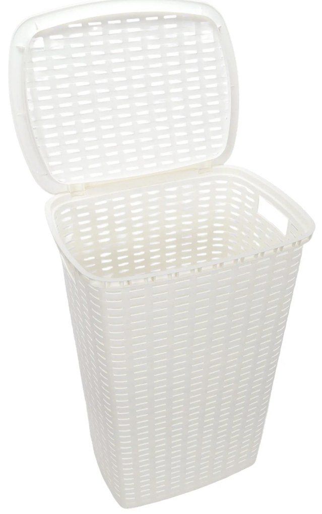 Kosz na pranie z plastiku z recyklingu, 53 l