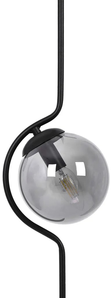 Grafitowa industrialna lampa wisząca P9-L25