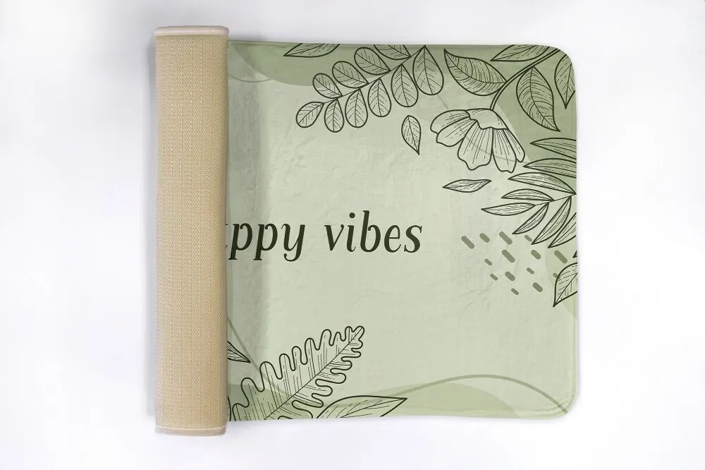 Dywanik łazienkowy Dywanik łazienkowy Motyw florystyczny