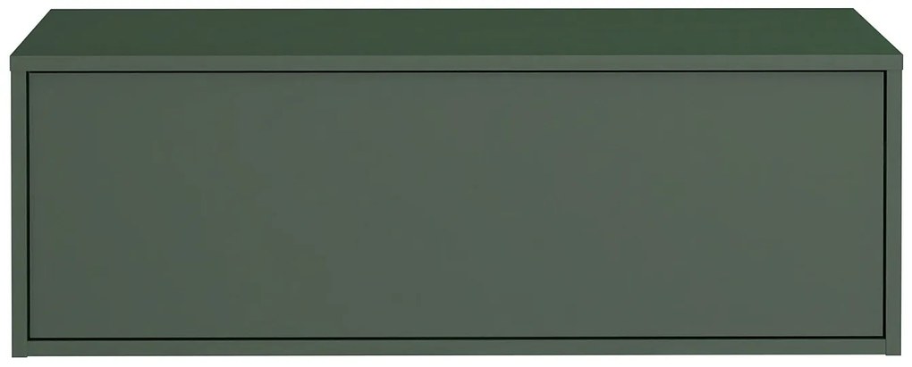 Szafka łazienkowa wisząca pod umywalkę - Zielony mat - 94 cm - TEANA II