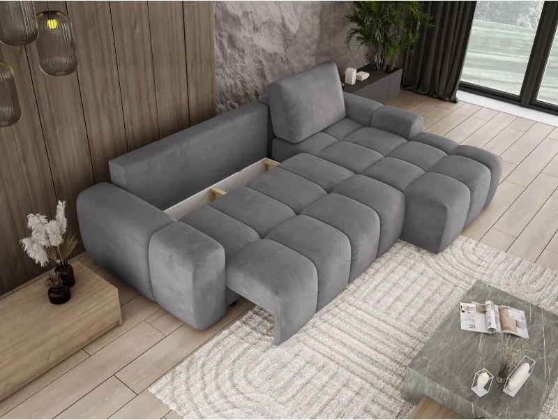 Narożnik MAILO funkcja spania DL z pojemnikiem SALVADOR 15 WERSAL