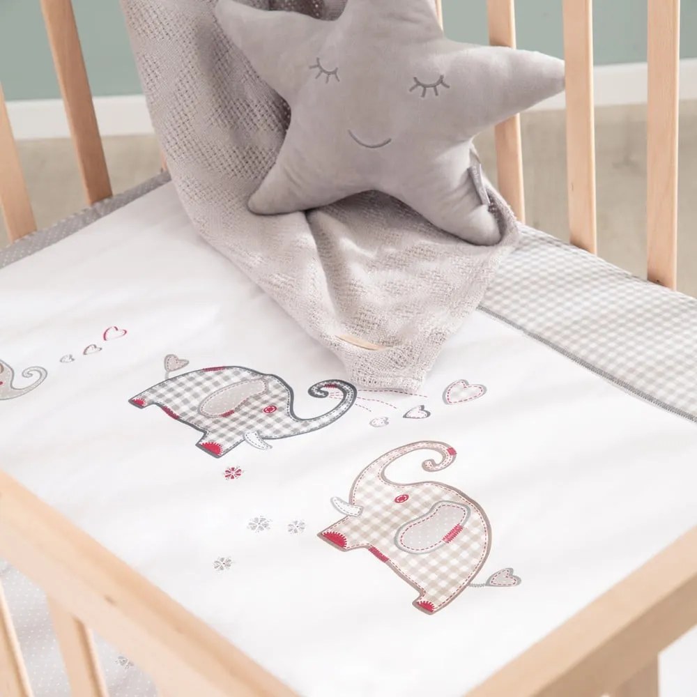 Kojec dla dzieci na kółkach w naturalnym kolorze 100x75 cm Jumbo Twins – Roba
