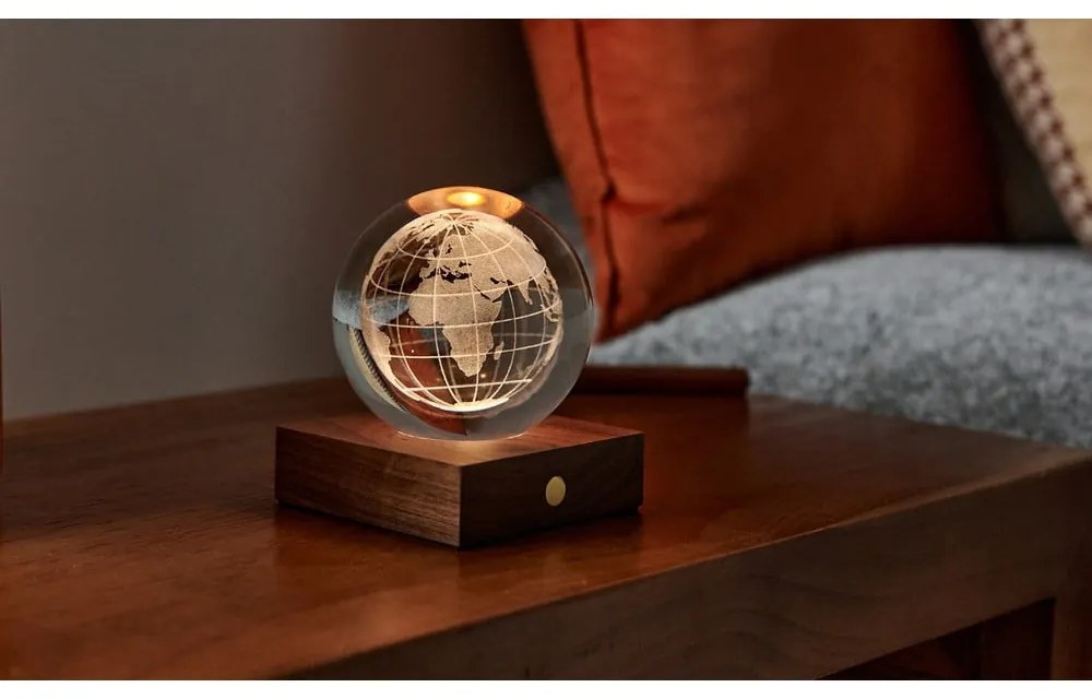 Ciemnobrązowa dekoracja świetlna na USB Amber – Gingko